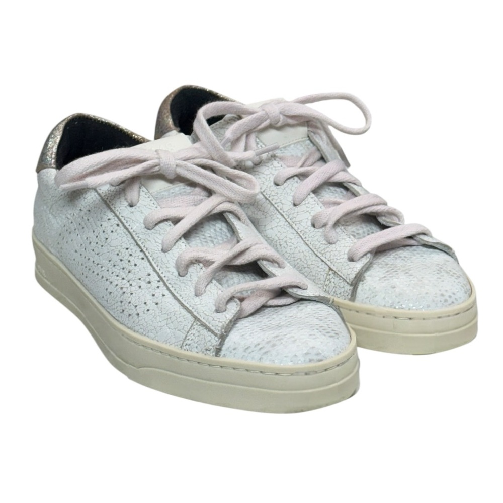 P448 John Women’s Low-Top White Sneakers Size 36 (6)